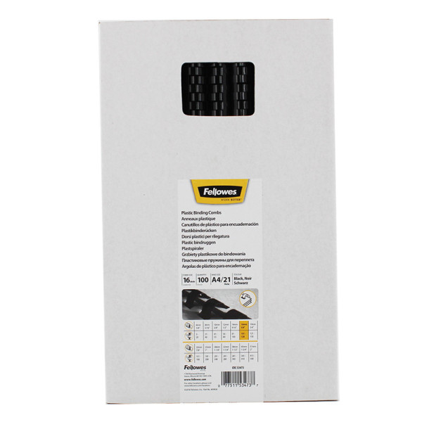 baguettes-reliure-16mm-A4-fellowes