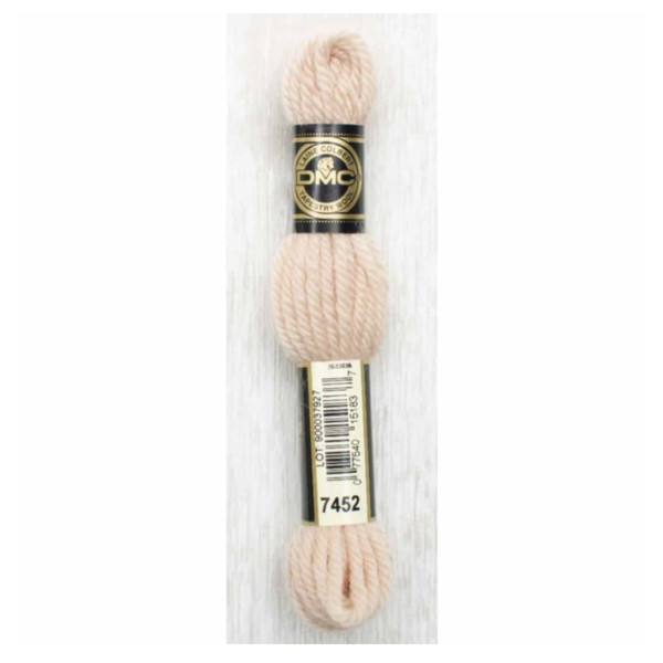 Fil de laine - DMC - Laine Colbert - 100% laine - Beige - 7452 - Canevas