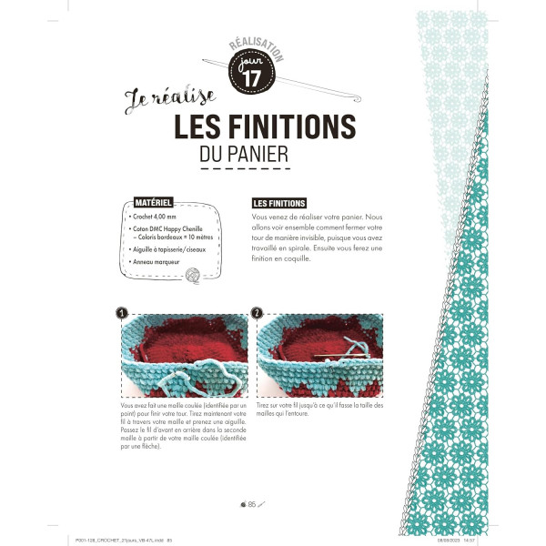 Livre - 21 jours pour apprendre le crochet - Programmes + modèles - DMC