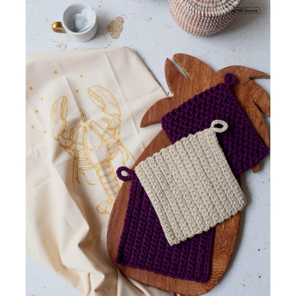Livre - Apprendre le crochet en 10 leçons - Astuces et conseils - Débutant