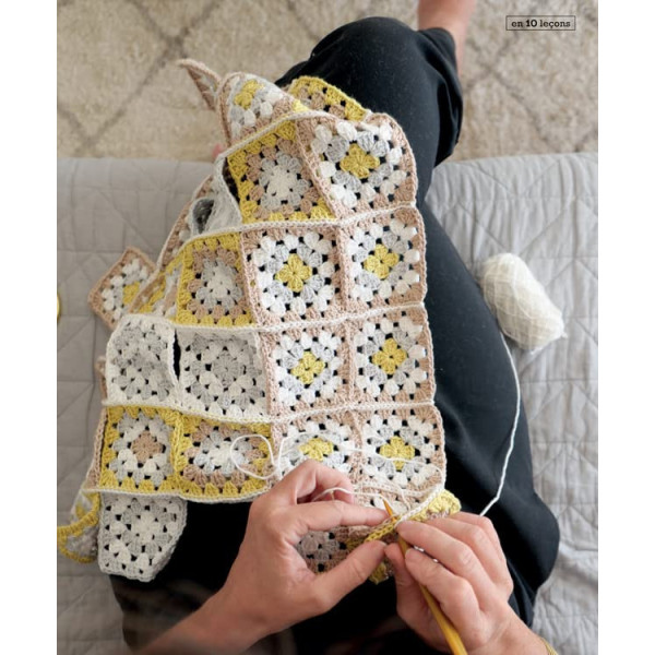 Livre - Apprendre le crochet en 10 leçons - Astuces et conseils - Débutant