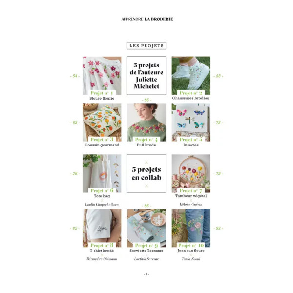 Livre - Apprendre la broderie en 10 leçons - Astuces et conseils - Editions de Saxe