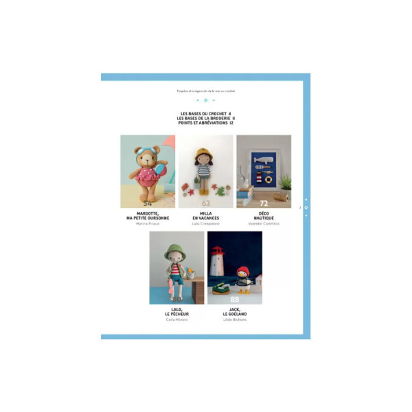 Livre - Poupées et amigurimis de la mer au crochet - 30 personnages et accessoires