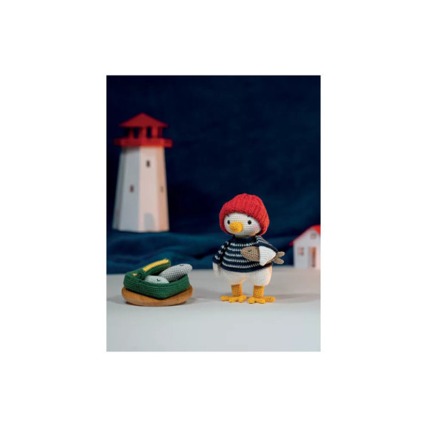 Livre - Poupées et amigurimis de la mer au crochet - 30 personnages et accessoires