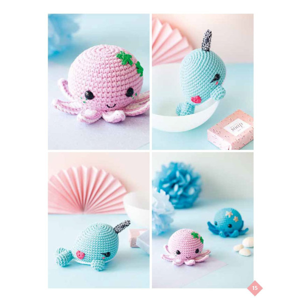 Livre - Adorable animaux - Atelier crochet - Marie Clesse de So Croch - Mango éditions