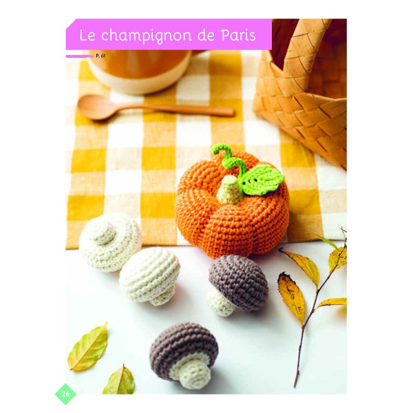 Livre - Adorable dinette - Atelier crochet - Marie Clesse de So Croch - Mango éditions