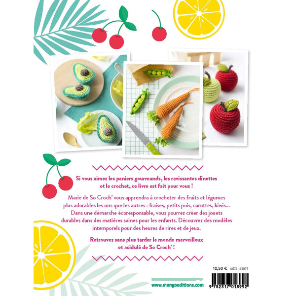 Livre - Adorable dinette - Atelier crochet - Marie Clesse de So Croch - Mango éditions
