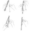 Lot de 10 archets - Echevettes de fils - Rangement - DMC