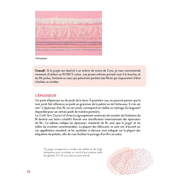 Livre - Je débute le crochet - Bases et techniques pour apprendre et progresser