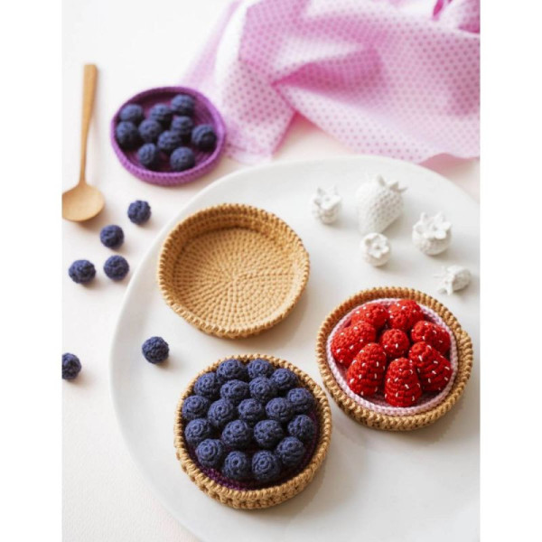 Livre - Adorable pâtisseries - Atelier crochet - Marie Clesse de So Croch - Mango éditions