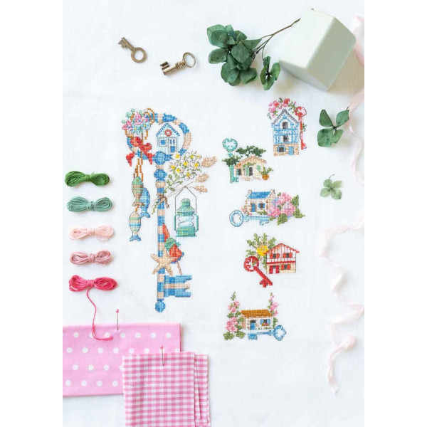 Livre - Bord de mer - Broderie - Point de croix - Mer, bateaux - Mango éditions