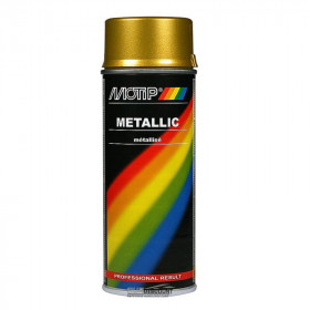 Bombe de peinture - or métallisé - Motip pas cher