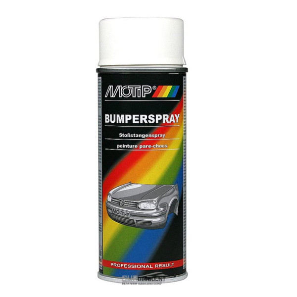 Bombe de peinture pare choc - blanc - Motip pas cher