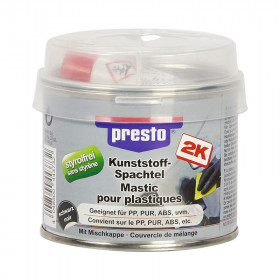 Mastic pour plastiques - Noir - 250 g - Presto pas cher