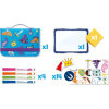 Jeux et dessins pour enfant - Malette de voyage - Ardoise effaçable magnétique - Maped - Travel board