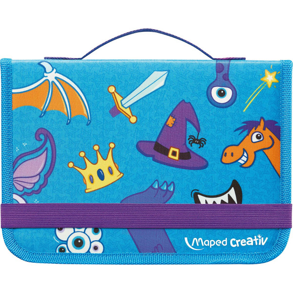 Jeux et dessins pour enfant - Malette de voyage - Ardoise effaçable magnétique - Maped - Travel board
