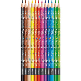12 crayons de couleur - Coloriage - Dessin - Résistant - Maped - Mini Cute