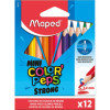 photo-12 mini crayons de couleur - Coloriage - Très résistants - Maped - Color'Peps Strong