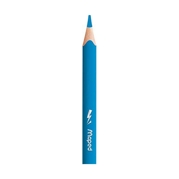 12 mini crayons de couleur - Coloriage - Très résistants - Maped - Color'Peps Strong