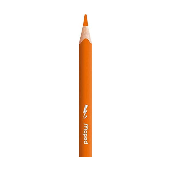 12 mini crayons de couleur - Coloriage - Très résistants - Maped - Color'Peps Strong