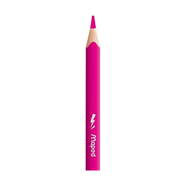 12 mini crayons de couleur - Coloriage - Très résistants - Maped - Color'Peps Strong