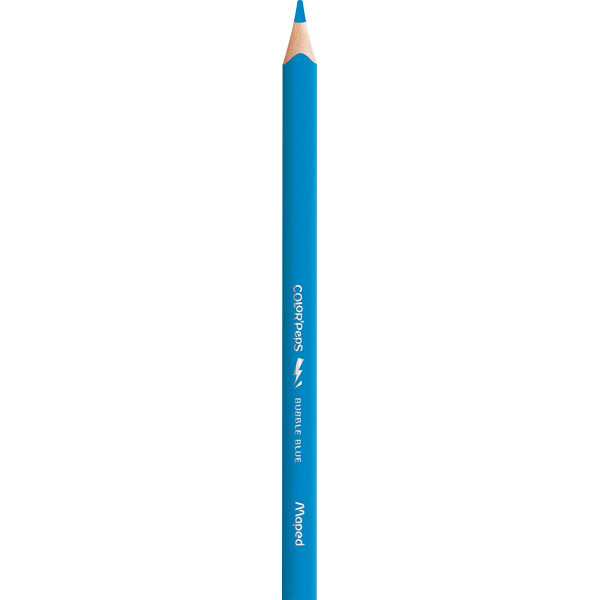 12 crayons de couleur - Large - Coloriage - Très résistants - Maped - Color'Peps Strong
