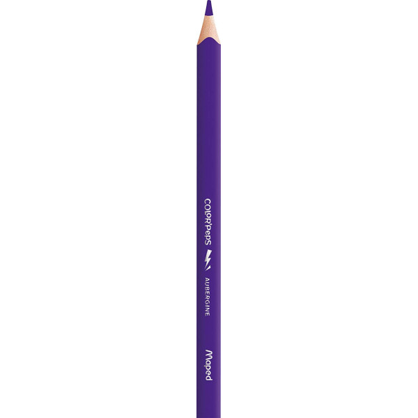 12 crayons de couleur - Large - Coloriage - Très résistants - Maped - Color'Peps Strong