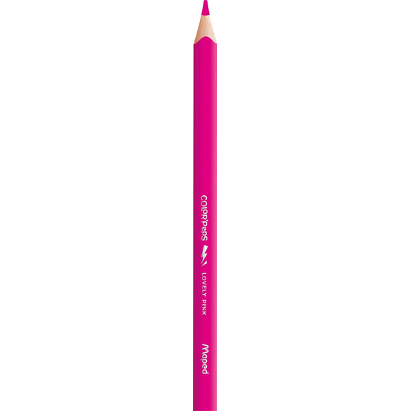 12 crayons de couleur - Large - Coloriage - Très résistants - Maped - Color'Peps Strong