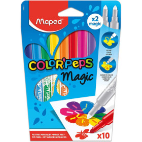 photo-Feutres de coloriage - Encre qui change de couleur - Maped - Color'Peps Magic