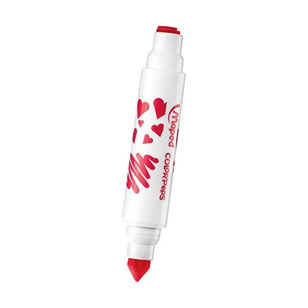 Feutres de coloriage - Tampons de couleur - 2 pointes - Maped Color'Peps Duo Stamp