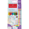 photo-Crayons de couleur - Couleurs magiques - Licorne - Faber-Castell - Grip