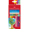 photo-24 crayons de couleur - Assortiment de couleur - Faber-Castell - Grip