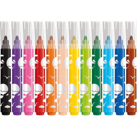 Feutres de coloriage - Pour bébé - Enfant dès 1 an - Encre lavable - Maped - Color'Peps