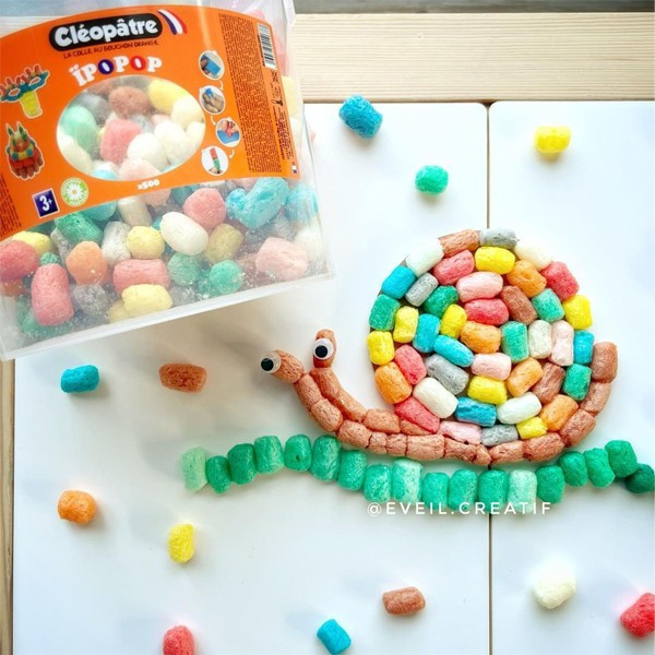 Flocons de maïs - Loisirs créatifs - Enfant - 100% naturels - Cléopâtre - Seau de 100 pièces