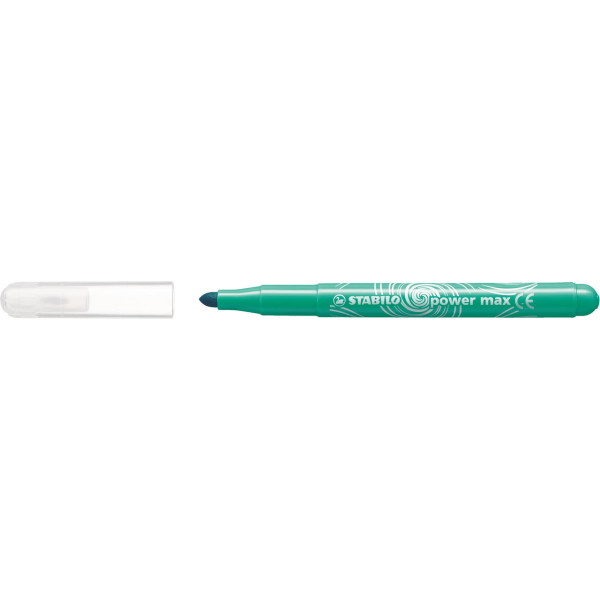 Feutres de coloriage - 12 couleurs - Stabilo - Power Max - Pointe extra large