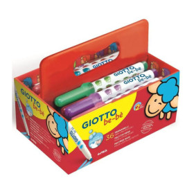 photo-Feutres de coloriage - Enfant dès 3 ans - 18 couleurs - Boîte de 36 feutres - Mine large - GIOTTO