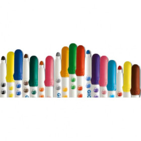 Feutres de coloriage - Enfant dès 3 ans - 18 couleurs - Boîte de 36 feutres - GIOTTO