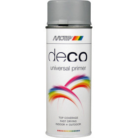 Bombe de peinture - Apprêt gris - 400 ml - Motip pas cher