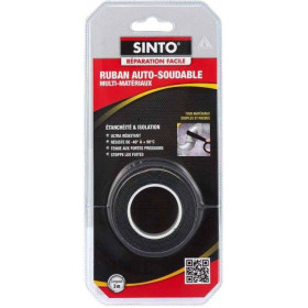 Ruban auto soudable réparation facile SINTO 3M Noir pas cher