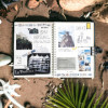 Carnet de voyages - A personnaliser - Stickers et onglets inclus - 14 x 20 cm - 60 pages