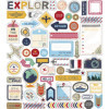 Carnet de voyages - A personnaliser - Stickers et onglets inclus - 14 x 20 cm - 60 pages