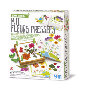Jeu créatif - Atelier fleurs pressées - Herbier - Pour enfant dès 8 ans