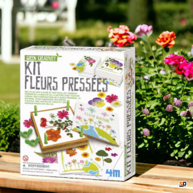 Jeu créatif - Atelier fleurs pressées - Herbier - Pour enfant dès 8 ans