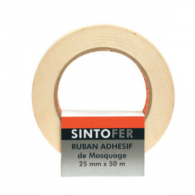 Rouleau de ruban adhésif de protection de carrosserie 25mmx50m SINTO pas cher