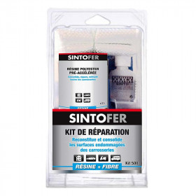 Kit de réparation pour carrosserie résine et fibre SINTO pas cher