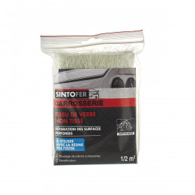 Tissu de verre non tissé pour carrosserie 1/2m² SINTO pas cher
