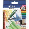 Petits crayons de couleur - Enfant - Coloriage - 12 couleurs - Lyra - TripleOne
