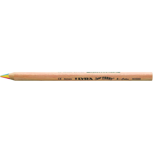 Crayons de couleur - Enfant - Coloriage - 36 couleurs - Mine 4 couleurs - Lyra - Super Ferby