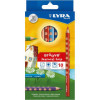 Crayons de couleur - Enfant - Coloriage - 10 couleurs - Résistant - Lyra - Groove Grip
