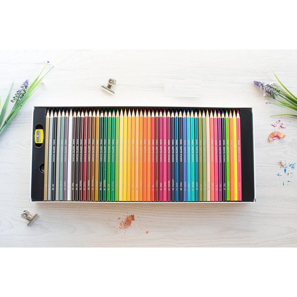 Crayons de couleur - Enfant - Coloriage - 50 couleurs - Coffret - Giotto - Stilnovo